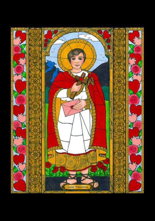 St. Valentine - Holy Card