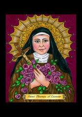 Holy Card - St. Thérèse of Lisieux by B. Nippert