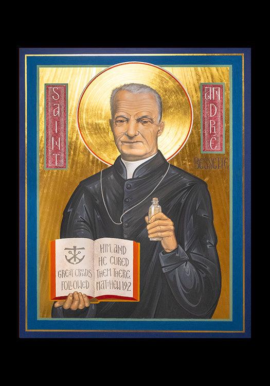 St. André Bessette - Holy Card by Robert Gerwing - Trinity Stores