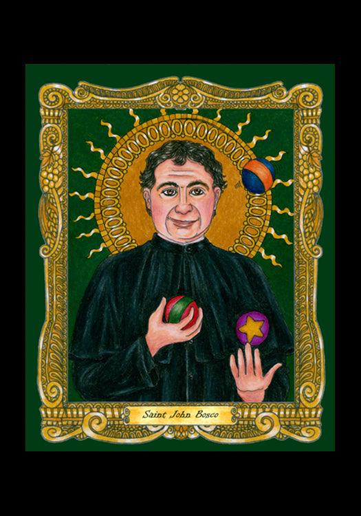St. John Bosco - Holy Card by Brenda Nippert - Trinity Stores