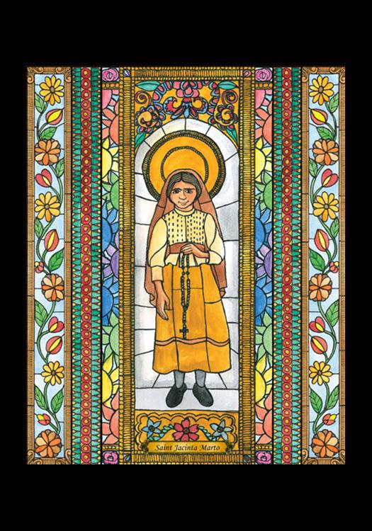 St. Jacinta Marto - Holy Card by Brenda Nippert - Trinity Stores