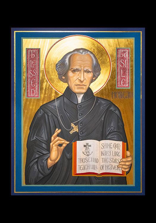 Bl. Basil Moreau - Holy Card by Robert Gerwing - Trinity Stores