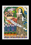 Holy Card - St. Clare of Assisi by B. Nippert