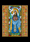 Holy Card - Mary, Mother of the Church by B. Nippert