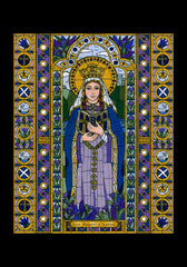 Holy Card - St. Margaret of Scotland by B. Nippert