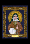 Holy Card - St. Clare of Assisi by B. Nippert
