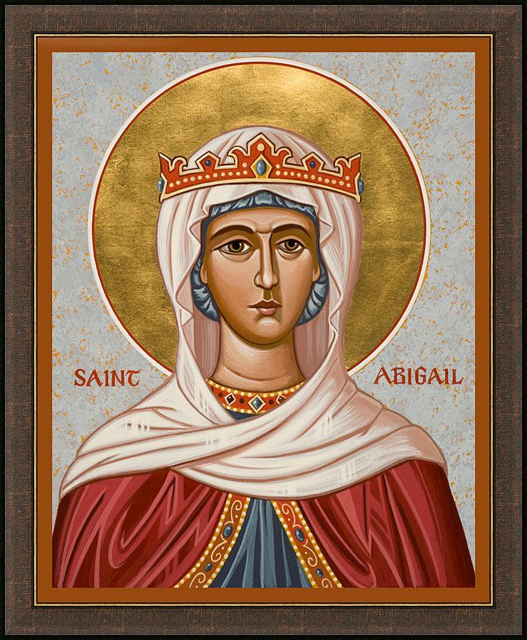 Wall Frame Espresso - St. Abigail by Joan Cole - Trinity Stores