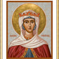 Wall Frame Gold, Matted - St. Abigail by Joan Cole - Trinity Stores