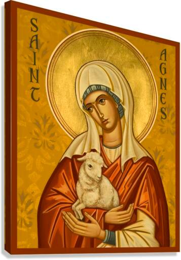 Canvas Print - St. Agnes by J. Cole