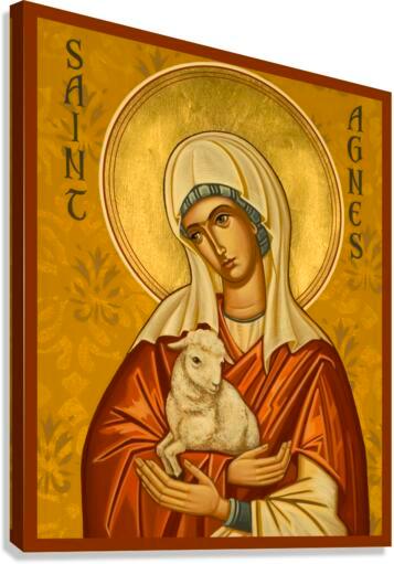 Canvas Print - St. Agnes by Joan Cole - Trinity Stores