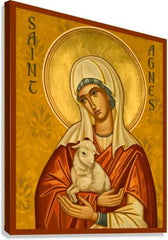 Canvas Print - St. Agnes by J. Cole