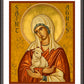 Wall Frame Espresso, Matted - St. Agnes by J. Cole