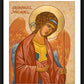 Wall Frame Black, Matted - St. Michael Archangel by Joan Cole - Trinity Stores