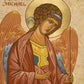Wall Frame Gold, Matted - St. Michael Archangel by J. Cole
