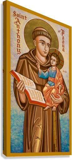 Canvas Print - St. Anthony of Padua by J. Cole