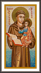 Wall Frame Espresso - St. Anthony of Padua by J. Cole