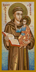 Metal Print - St. Anthony of Padua by J. Cole