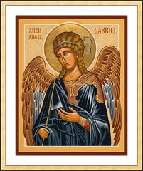 Wall Frame Gold - St. Gabriel Archangel by J. Cole