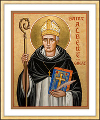 Wall Frame Gold - St. Albert the Great by J. Cole