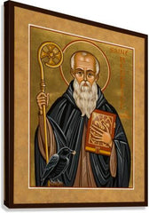 Canvas Print - St. Benedict of Nursia by J. Cole