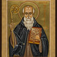 Wall Frame Espresso, Matted - St. Benedict of Nursia by J. Cole