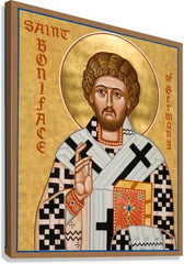 Canvas Print - St. Boniface of Germany by J. Cole