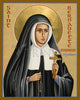 Metal Print - St. Bernadette of Lourdes by Joan Cole - Trinity Stores