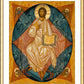 Wall Frame Gold, Matted - Christ Enthroned by Joan Cole - Trinity Stores