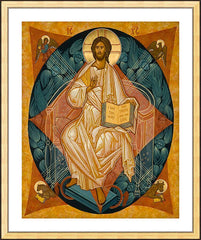 Wall Frame Gold - Christ Enthroned by J. Cole