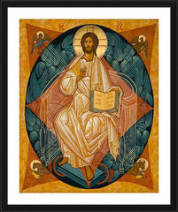 Wall Frame Black - Christ Enthroned by J. Cole