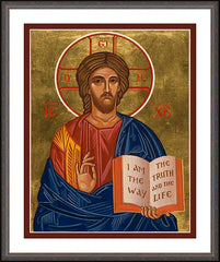 Wall Frame Espresso - Christ the Teacher by J. Cole