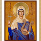 Wall Frame Gold, Matted - St. Cecilia by J. Cole