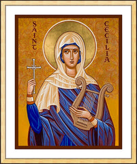 Wall Frame Gold - St. Cecilia by J. Cole