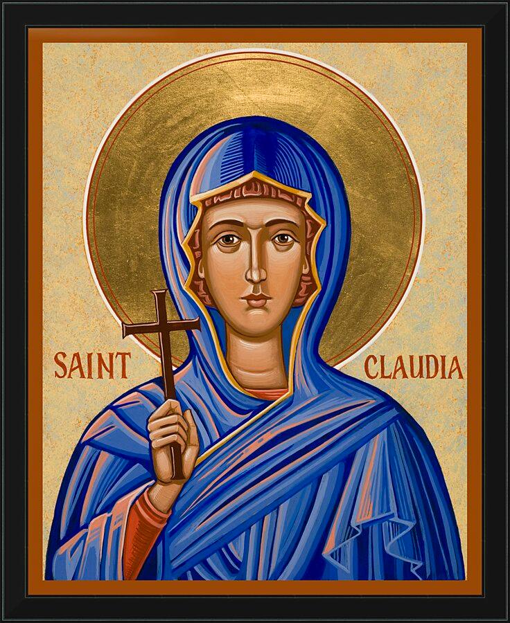 Wall Frame Black - St. Claudia by J. Cole