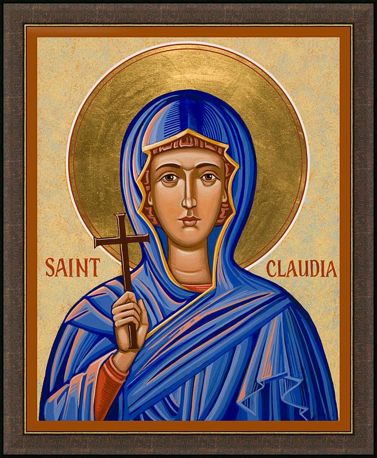 Wall Frame Espresso - St. Claudia by Joan Cole - Trinity Stores