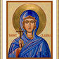 Wall Frame Gold, Matted - St. Claudia by J. Cole
