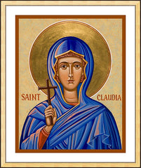 Wall Frame Gold - St. Claudia by J. Cole
