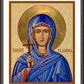 Wall Frame Espresso, Matted - St. Claudia by Joan Cole - Trinity Stores