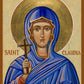 Wall Frame Espresso, Matted - St. Claudia by Joan Cole - Trinity Stores