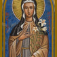 Canvas Print - St. Clare of Assisi by Joan Cole - Trinity Stores