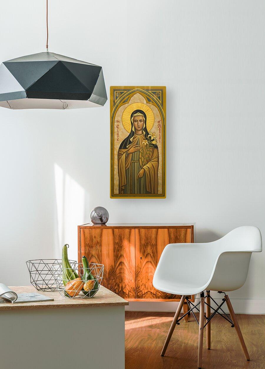 Metal Print - St. Clare of Assisi by Joan Cole - Trinity Stores