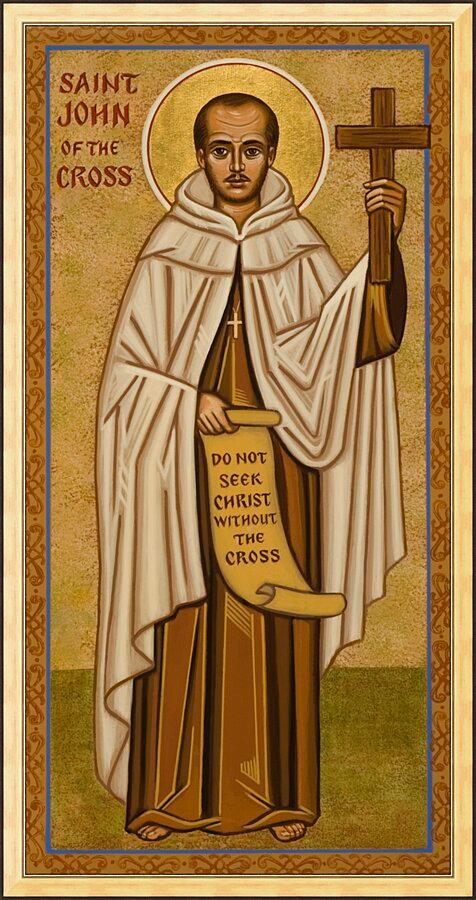 Wall Frame Gold - St. John of the Cross by Joan Cole - Trinity Stores