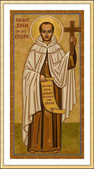 Wall Frame Gold - St. John of the Cross by J. Cole