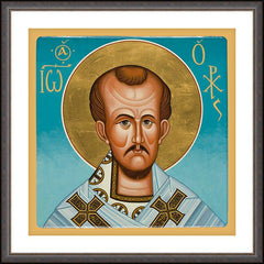 Wall Frame Espresso - St. John Chrysostom by J. Cole