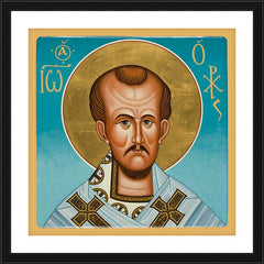 Wall Frame Black - St. John Chrysostom by J. Cole