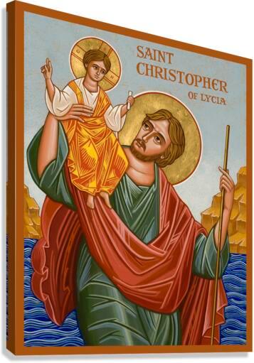 Canvas Print - St. Christopher by J. Cole