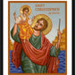 Wall Frame Black, Matted - St. Christopher by J. Cole