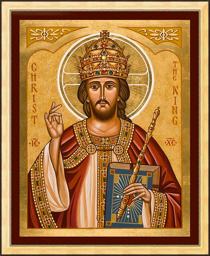 Wall Frame Gold - Christ the King by J. Cole – Trinity Stores