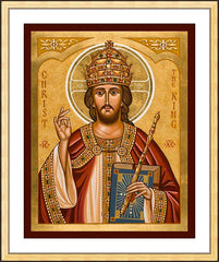 Wall Frame Gold - Christ the King by J. Cole