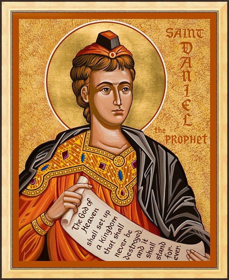 Wall Frame Gold - St. Daniel the Prophet by Joan Cole - Trinity Stores